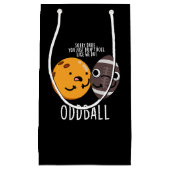 オッドボーおもしろいルサッカープンダークBG スモールペーパーバッグ (正面)