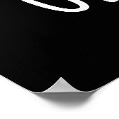 オッドボーおもしろいルサッカープンダークBG ポスター (角)