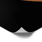 オッドボーおもしろいルサッカープンダークBG ポスター (角)