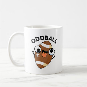 オッドボールおもしろいサッカーパン コーヒーマグカップ