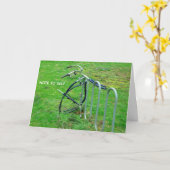 オッドボールオフザウォール誕生日カード カード (黄色い花)