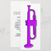 オッドレックス·トランペット 招待状 (正面/裏面)