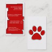 オッドレックス ペット パウ 名刺 (正面/裏面)