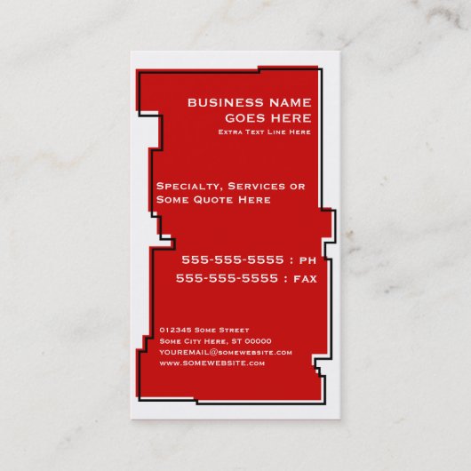 オッドレックス ペット パウ 名刺 (正面)