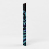 オッパシーな青、黒、赤の詳細のツイスト効果 Case-Mate iPhoneケース (裏面/右)