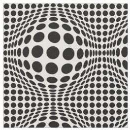オップアートの点 ファブリック