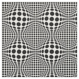 オップアートの点 ファブリック