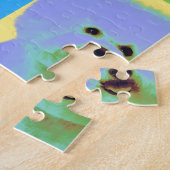 オップアート- Bichon Frise - Cody ジグソーパズル (側面)