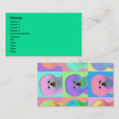 オップアート- Bichon Frise - Cody 名刺 (正面/裏面)