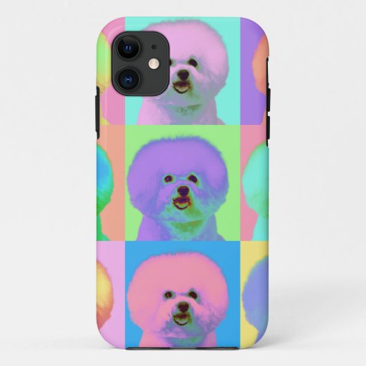 オップアート- Bichon Frise - Cody Case-Mate iPhoneケース (裏面)
