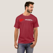 オップダーテッドダーツボードおもしろいホビーダーツプレーヤー Tシャツ (正面フル)