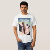 オップダール ノルウェー スキーポスター Tシャツ (正面フル)