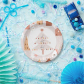 オッホーおもしろいボホクリスマス誕生日 ペーパープレート (パーティー)