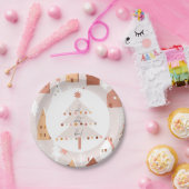 オッホーおもしろいボホクリスマス誕生日 ペーパープレート (パーティー)