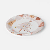 オッホーおもしろいボホクリスマス誕生日 ペーパープレート (アングル)