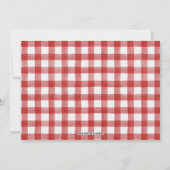 オッホーおもしろいポインセチアパーティの招待状 招待状 (裏面)