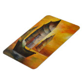 オッレ中国のーとイエローのジャンク マグネット (左側)