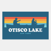 オティスコレイクニューヨークカヌー 長方形シール (正面)