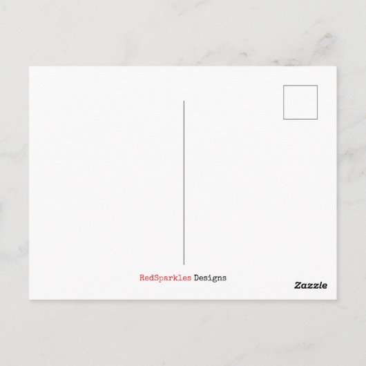 オティスストロングハートグリーン ポストカード (裏面)