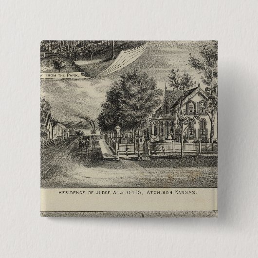 オティスプライスヴィラカンザス 缶バッジ (正面)