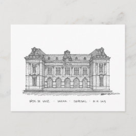 オテルドゥヴィルダカールSenegal ポストカード