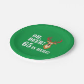 オディア65th誕生日紙プレート ペーパープレート (アングル)