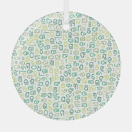 オディア ガラスオーナメント (正面)