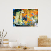 オディロンリドン – フラワークラウド ポスター (キッチン)