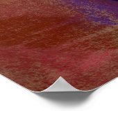 オディロンレドンブーケの花 ポスター (角)