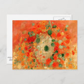 オディロンレドン – ナスタスティウム ポストカード (正面/裏面)