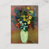 オディロン・リドンの花瓶（1914年） 名刺 (裏面)