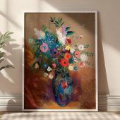オディロン・ルドンの花束 静物画 ポスター
