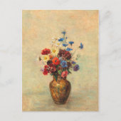 オディロン・ルドンの花瓶の花 ポストカード (正面)