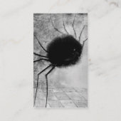 オディロン・ルドンの『微笑む蜘蛛』 名刺 (裏面)