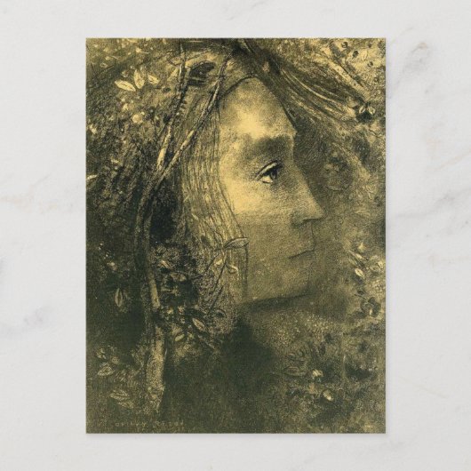 オディロン・ルドン著春 ポストカード (正面)