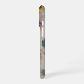 オディロン・ルドン「花束」 iPhone 16ケース (左側面)