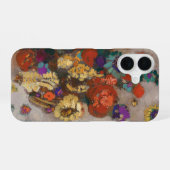 オディロン・ルドン「花束」 iPhone 16ケース (裏面横)
