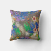 オディロン・レドンの抽象芸術の花背。 クッション (裏面)