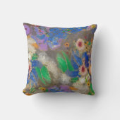 オディロン・レドンの抽象芸術の花背。 クッション (正面)