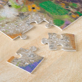 オディロン・レドンの抽象芸術の花背。 ジグソーパズル (側面)