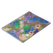 オディロン・レドンの抽象芸術の花背。 ノートブック (左側)