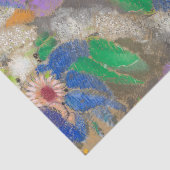 オディロン・レドンの抽象芸術の花背。 薄葉紙 (詳細)