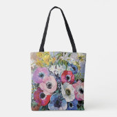 オディロン・レドン・アネモネの花 – ファインアートの象徴 トートバッグ (裏面)