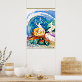 オディロン・レドン – アポロ緑の怪物に乗る ポスター (キッチン)