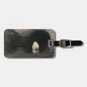 オディロン・レドン・アーマー。ダークウーマン顔象徴芸術 ラゲッジタグ (正面横)