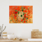 オディロン・レドン – ナスタスティウム ポスター (キッチン)