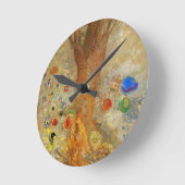 オディロン·レドン·ブッダ ラウンド壁時計 (傾斜)