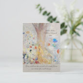 オディロン・レドン・ブッダCC0211花の奇跡 ポストカード (スタンド正面)