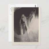 オディロン・レドン – 死 ポストカード (正面/裏面)