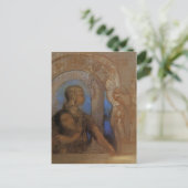 オディロン・レドン – 神秘的な騎士(オイディプス,スフィンクス) ポストカード (スタンド正面)